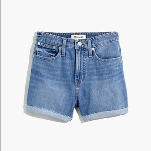 NWT Madewell High-Rise Curvy Shorts size 27